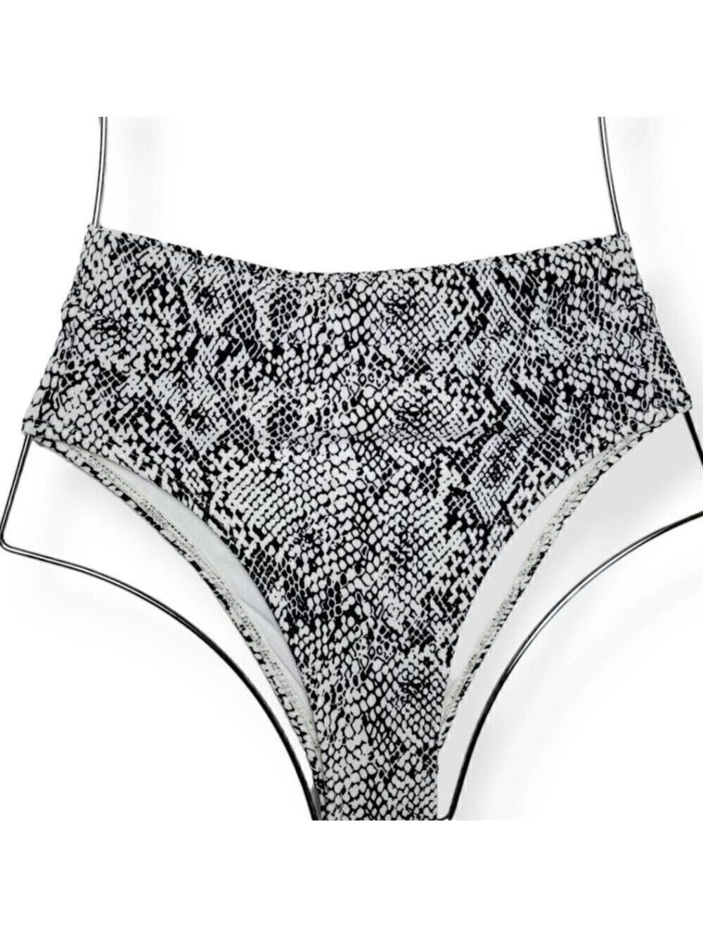 Xhilaration Snake Print High Leg Bikini XS (00) Juniors